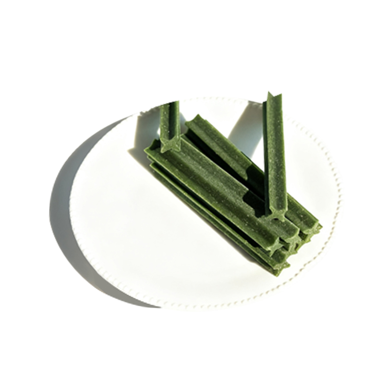 Mint Flavor X-Shaped 12cm Solid Dog Beak Snack Dual-Use