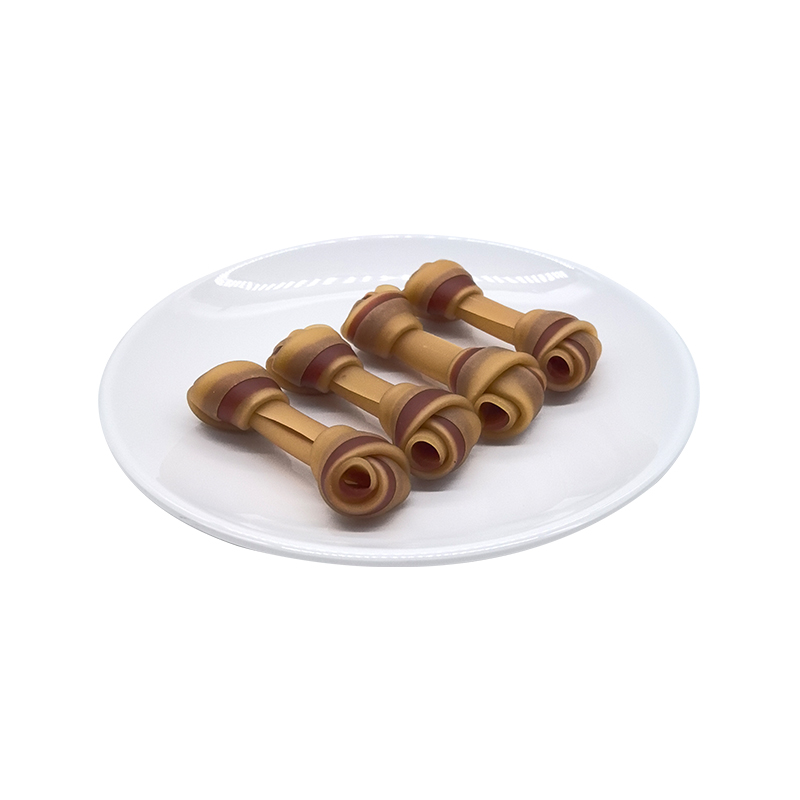 Dog Teeth Cleaning Double Knotted Bone Treats 3-3.5'   